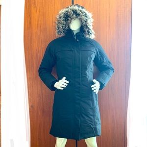 The North Face size XS Faux Fur Trim Parka in Black
